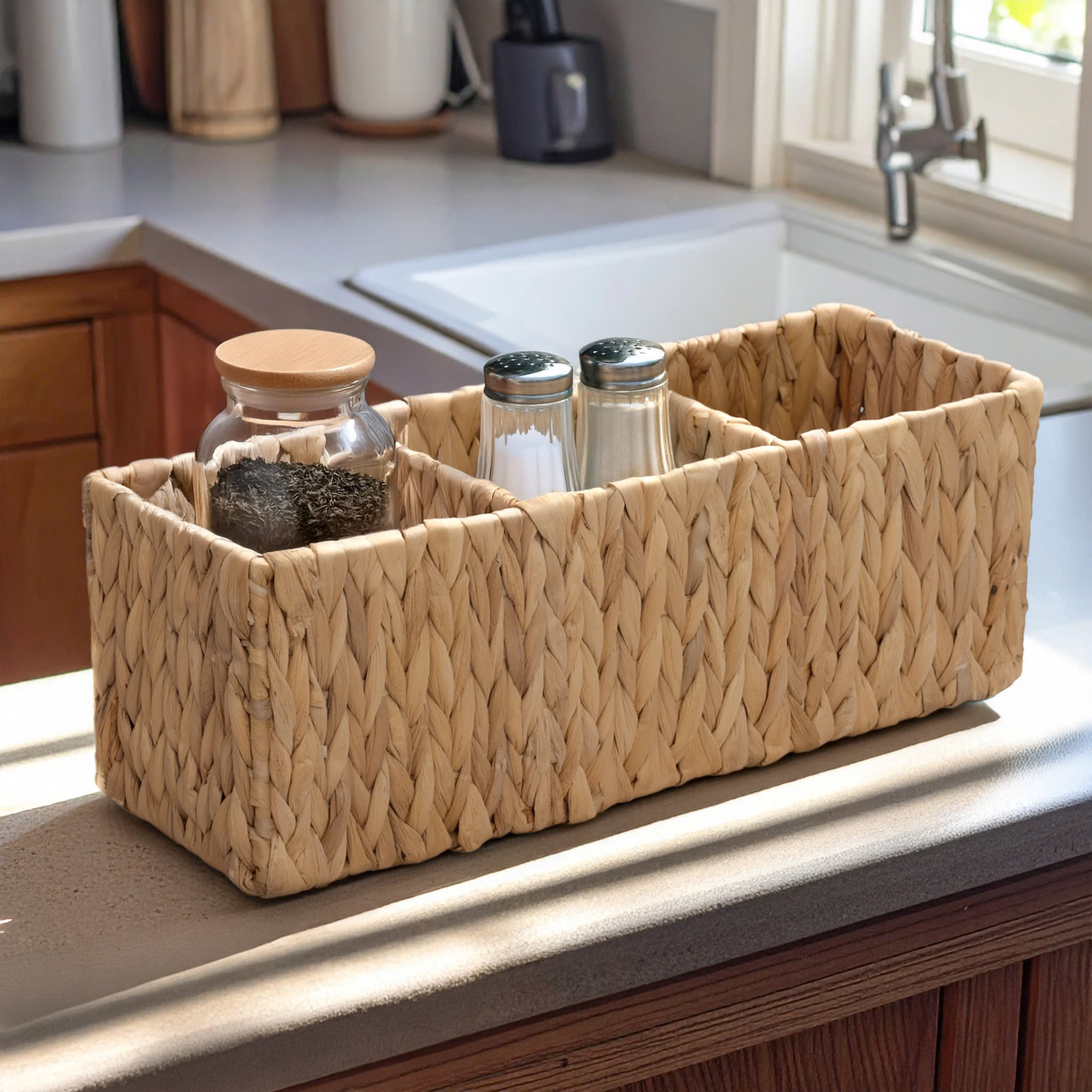 KHAY LỤC BÌNH 3 NGĂN CHỮ NHẬT